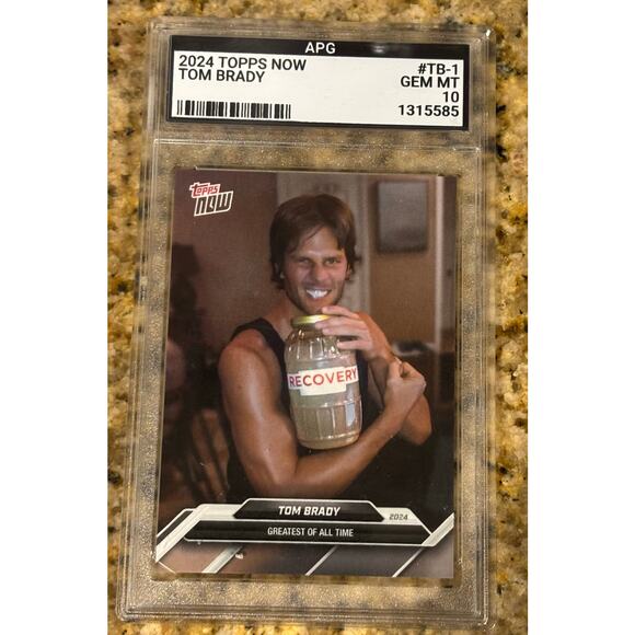2024 Topps Now #TB1 Tom Brady APG 10 GOAT - Picture 1 of 4